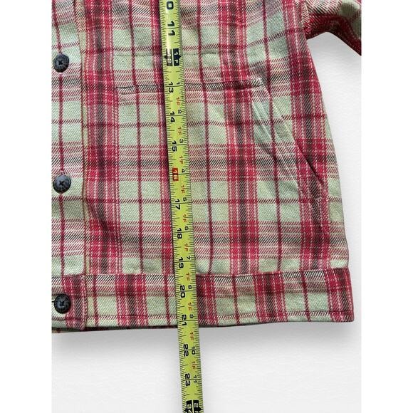 Toad&Co Plaid Jacket in Orange and Yellow - Picture 6 of 12